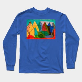 Mountain Sunset Vista Long Sleeve T-Shirt